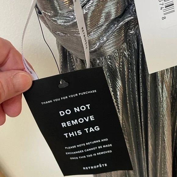 Retrofete Silver Dresses Evening Dresses Women - Picture 6 of 10